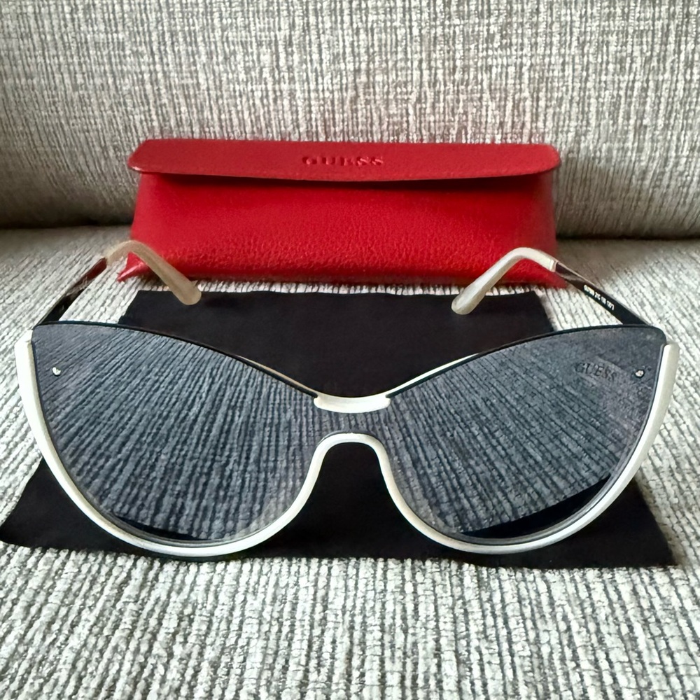 Guess White Sunglasses